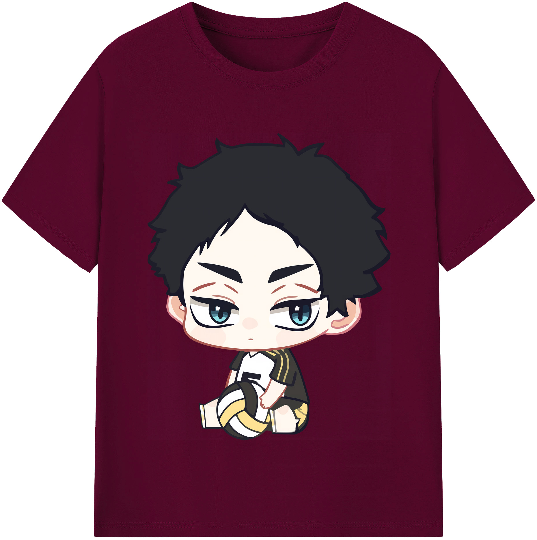 （画像用） ハイキュー!! Haikyu!! レディースカジュアルプリントTシャツ（綿100％）